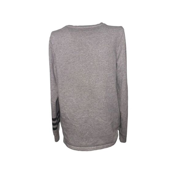 Nice Adidas Crewneck LONG SLEEVE PULLOVER  sweater Womens Size medium grey Good - Picture 4 of 8